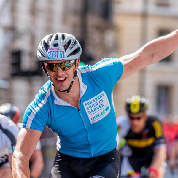 Sign up for a charity cycling event with Team Unicef